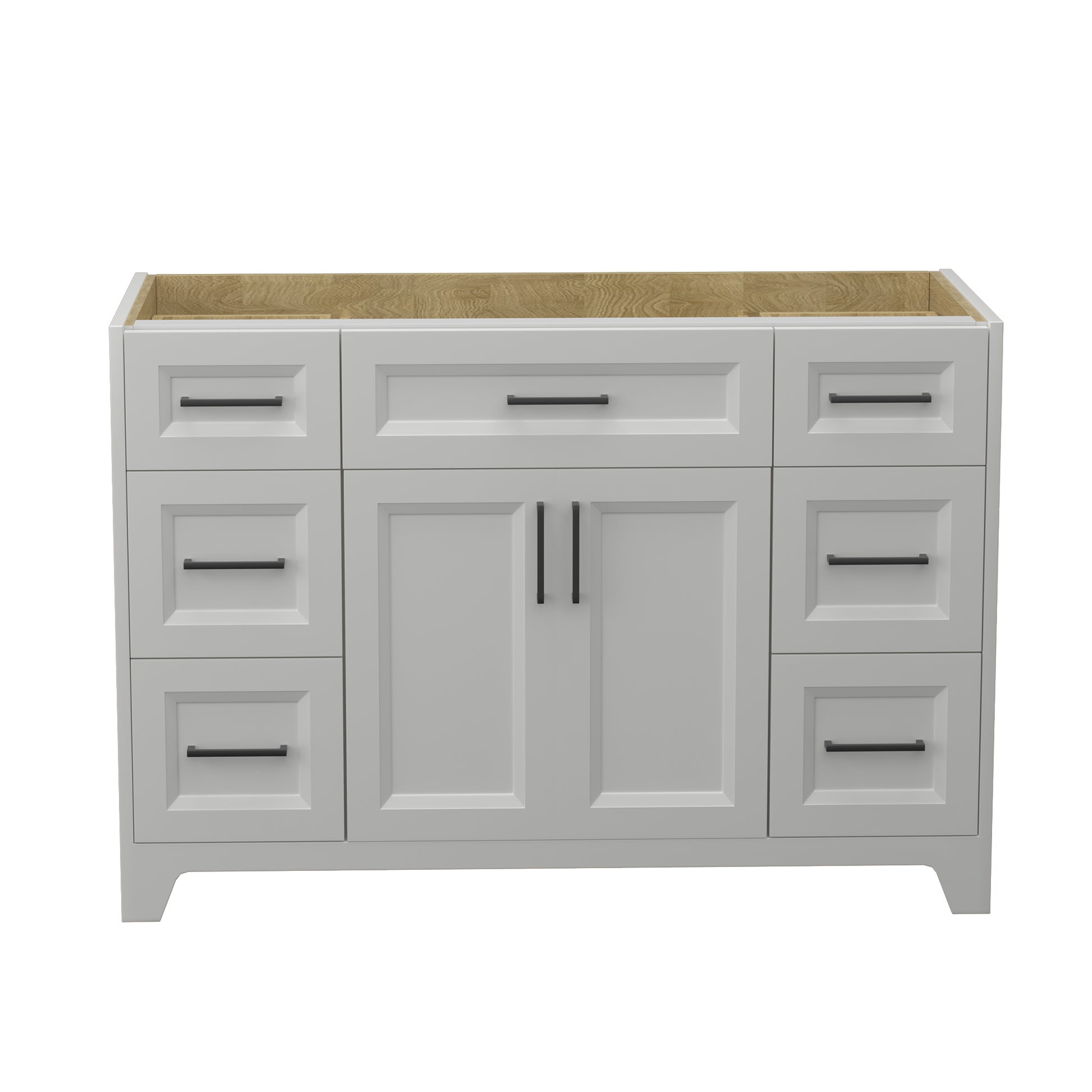 Solid Wood 48 Inch Bathroom Vanity Without Top