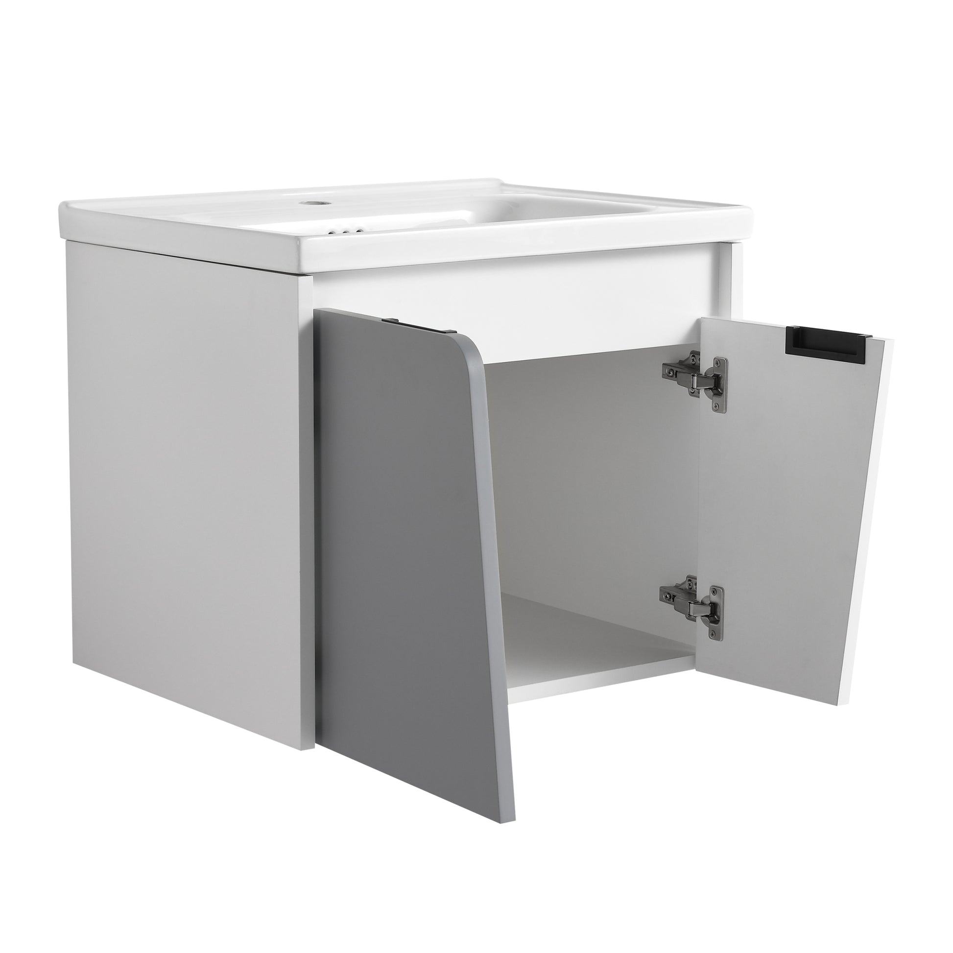 24 Inch Wall Mounted Bathroom Vanity With Sink, For white-2-bathroom-wall mounted-modern-plywood