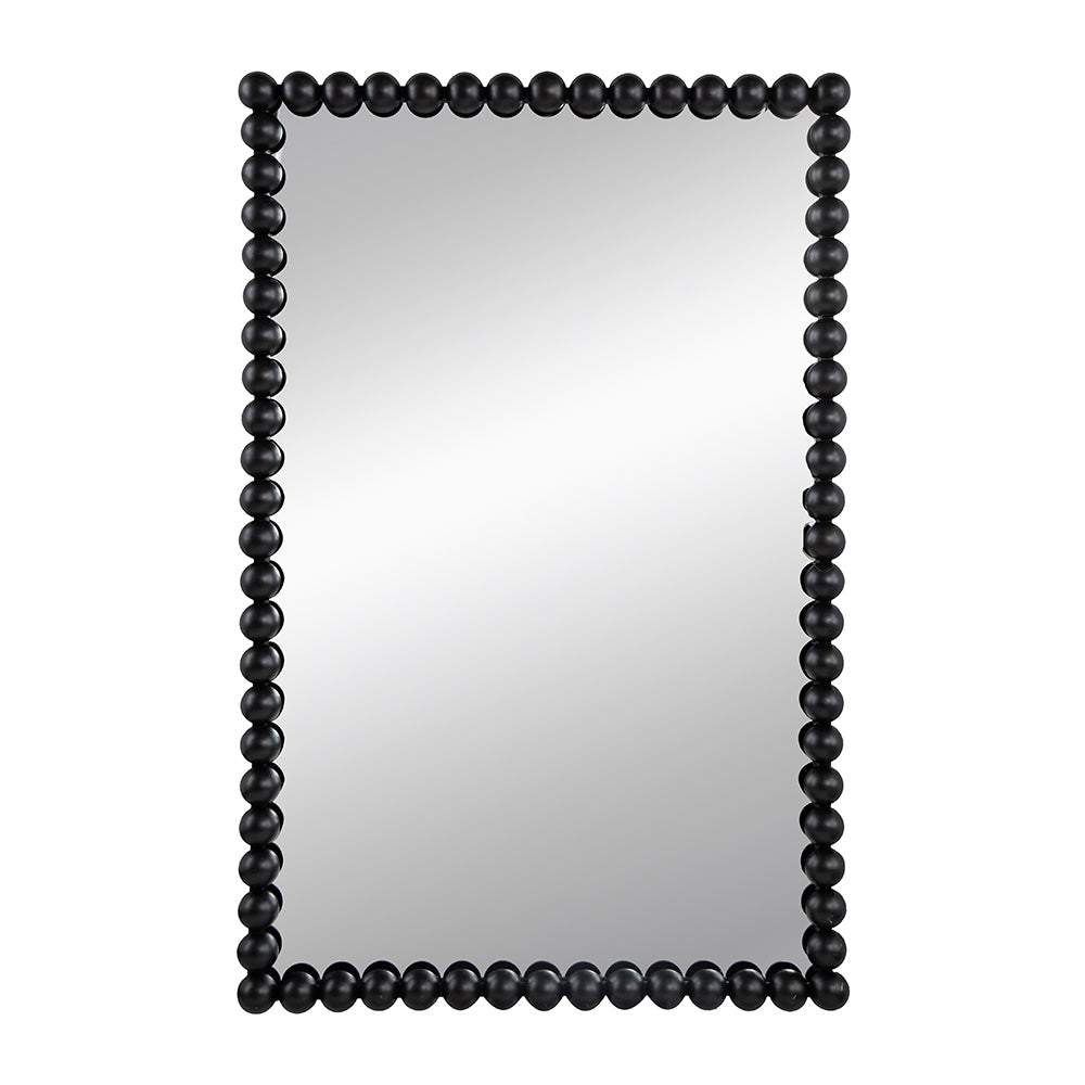 24" X 36" Rectangle Black Mirror, Wall Mirror For Living Room Bedroom Entryway Black Metal