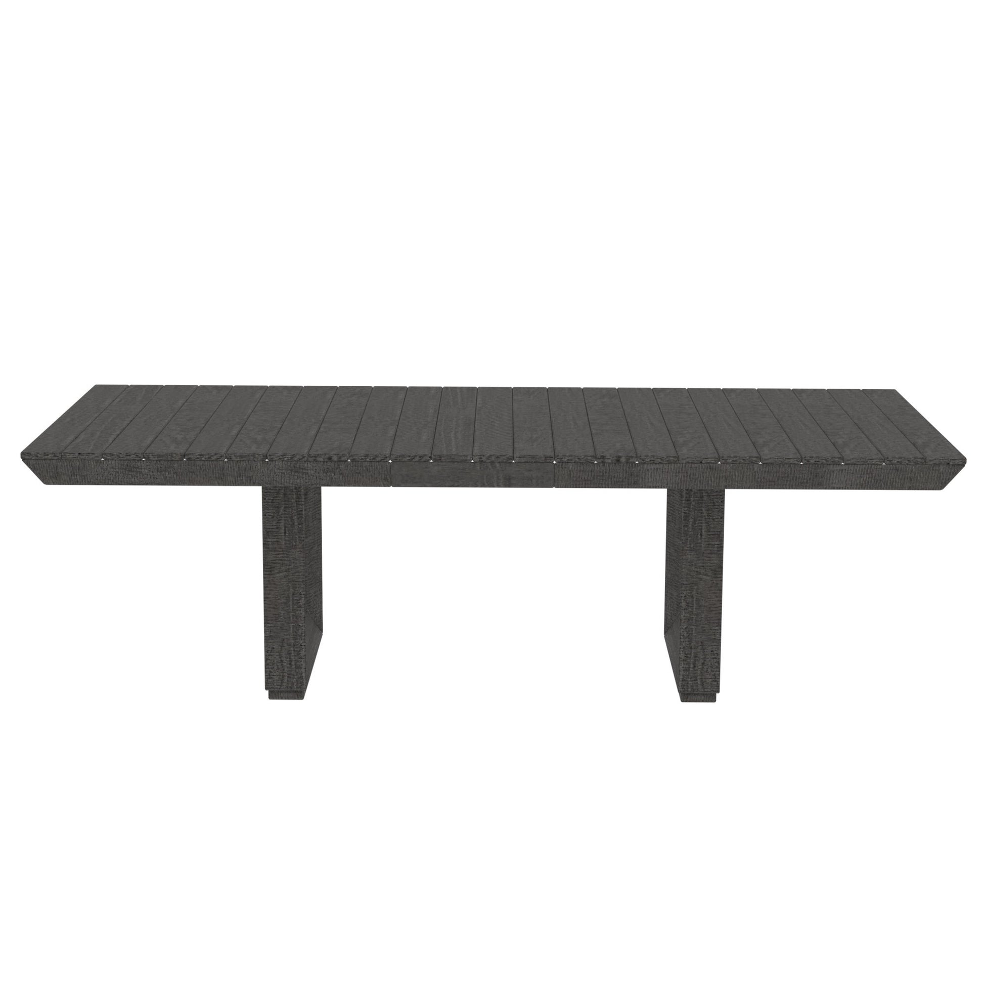 Rectangluar Dining Table 98*42*30Inch For 8 10 Person Tabletop Farmhouse Furniture Pine Wood Stretchable Dining Table Dark Gray Dark Gray Foam Pine