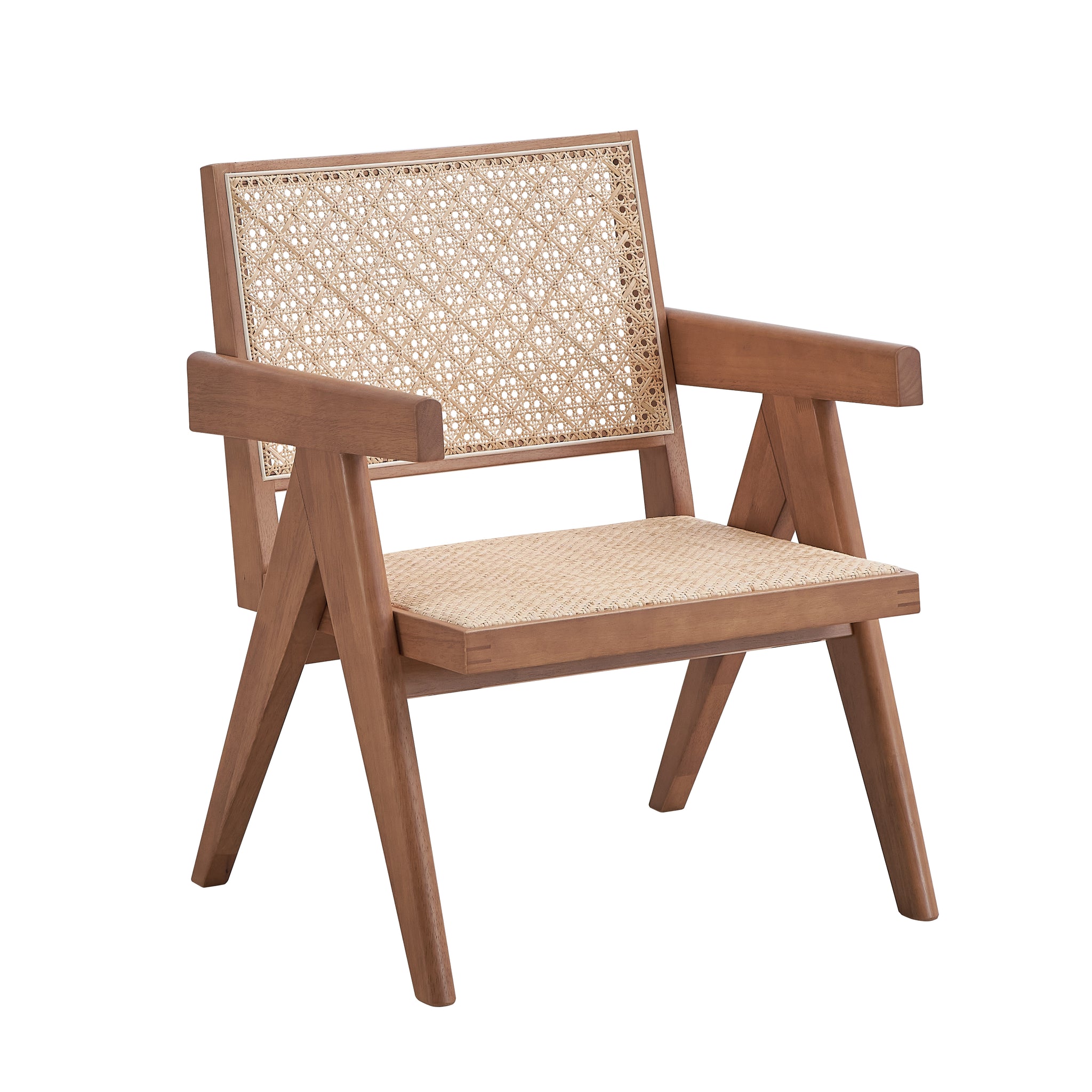 Velentina Accent Chair, Rattan & Natural Finish Ac02375 Rattan Wood