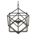 3 Light Metal Chandelier, Hanging Light Fixture With Adjustable Chain For Kitchen Dining Room Foyer Entryway, Bulb Not Included Black Iron