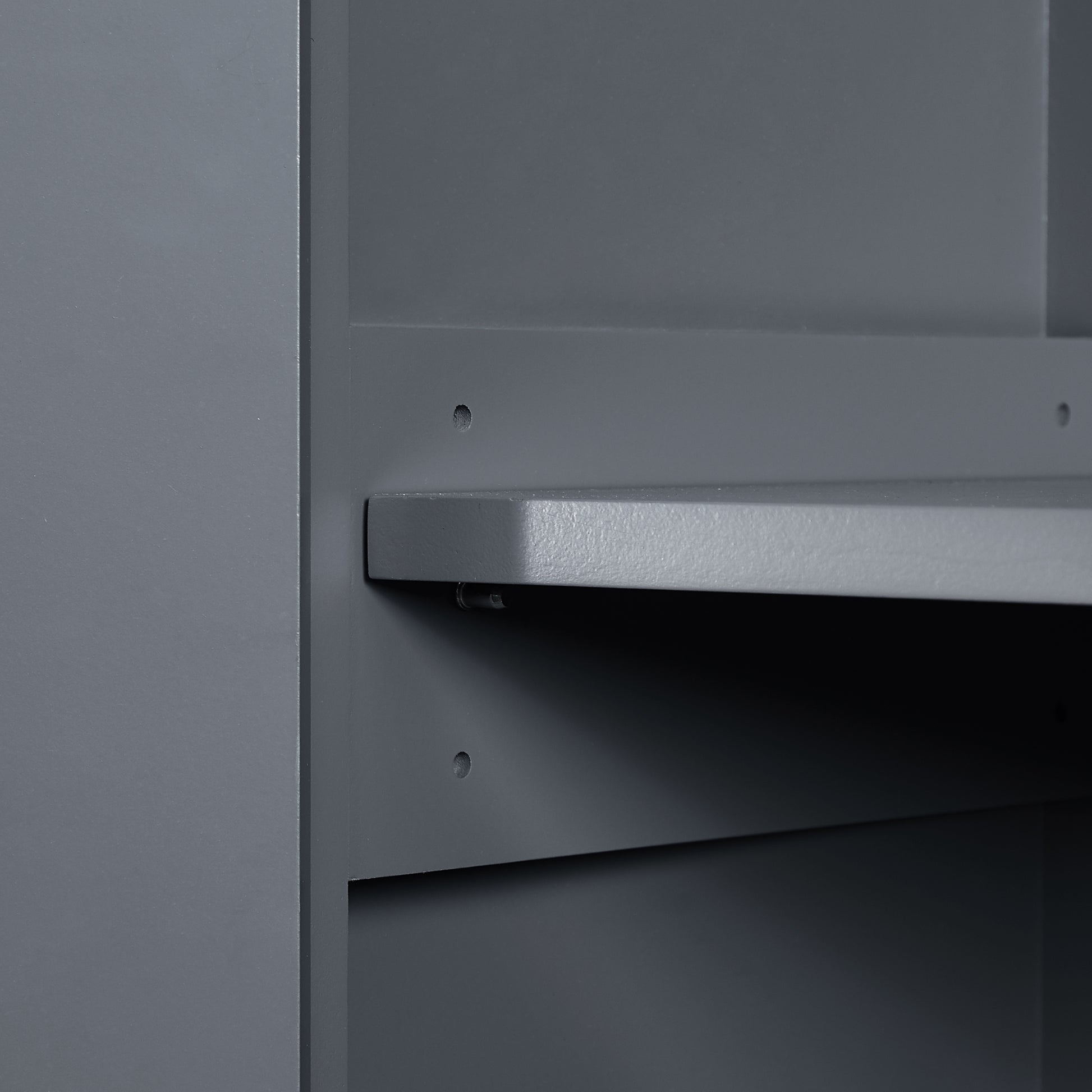 Bathroom Storage Cabinet, Tall Storage Cabinet with grey-mdf