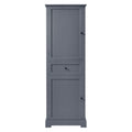 Bathroom Storage Cabinet, Tall Storage Cabinet with grey-mdf