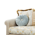 Classic Style Sofa Beige Velvet 3 Seat