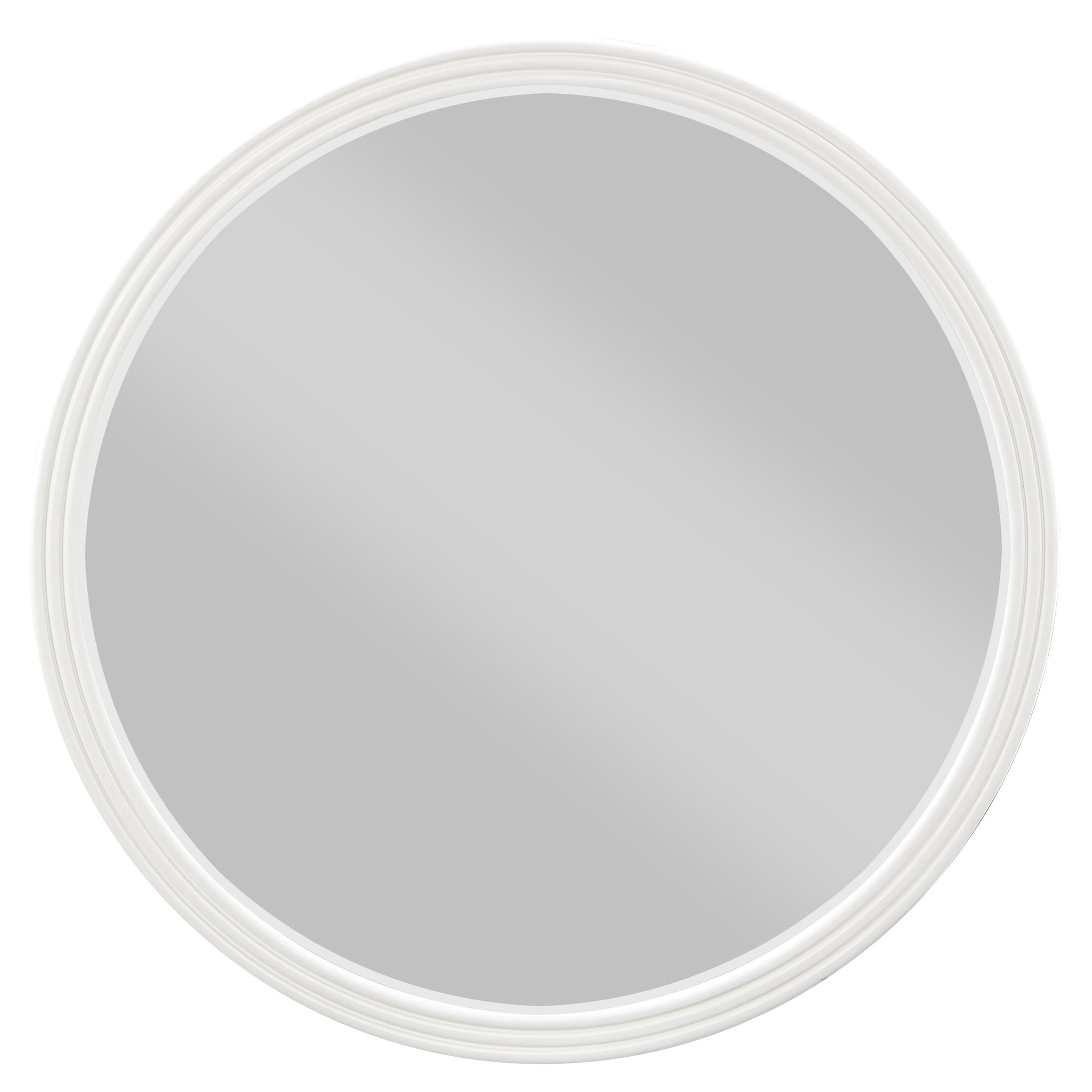 Carena Mirror, White & Brown Finish Bd02029 Brown White Wood