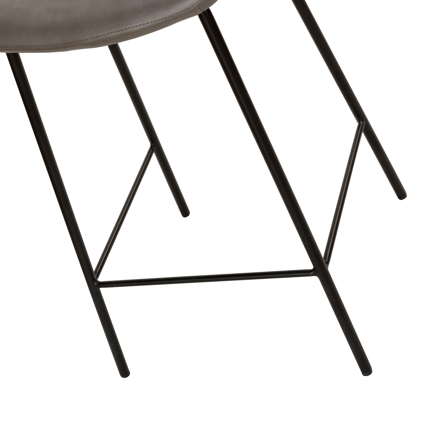 Hassan Counter & Bar Stool,Set Of 2,Grey - Grey