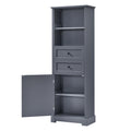 Bathroom Storage Cabinet, Tall Storage Cabinet with grey-mdf