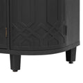 Curved Design Storage Cabinet Made Of Fraxinus -