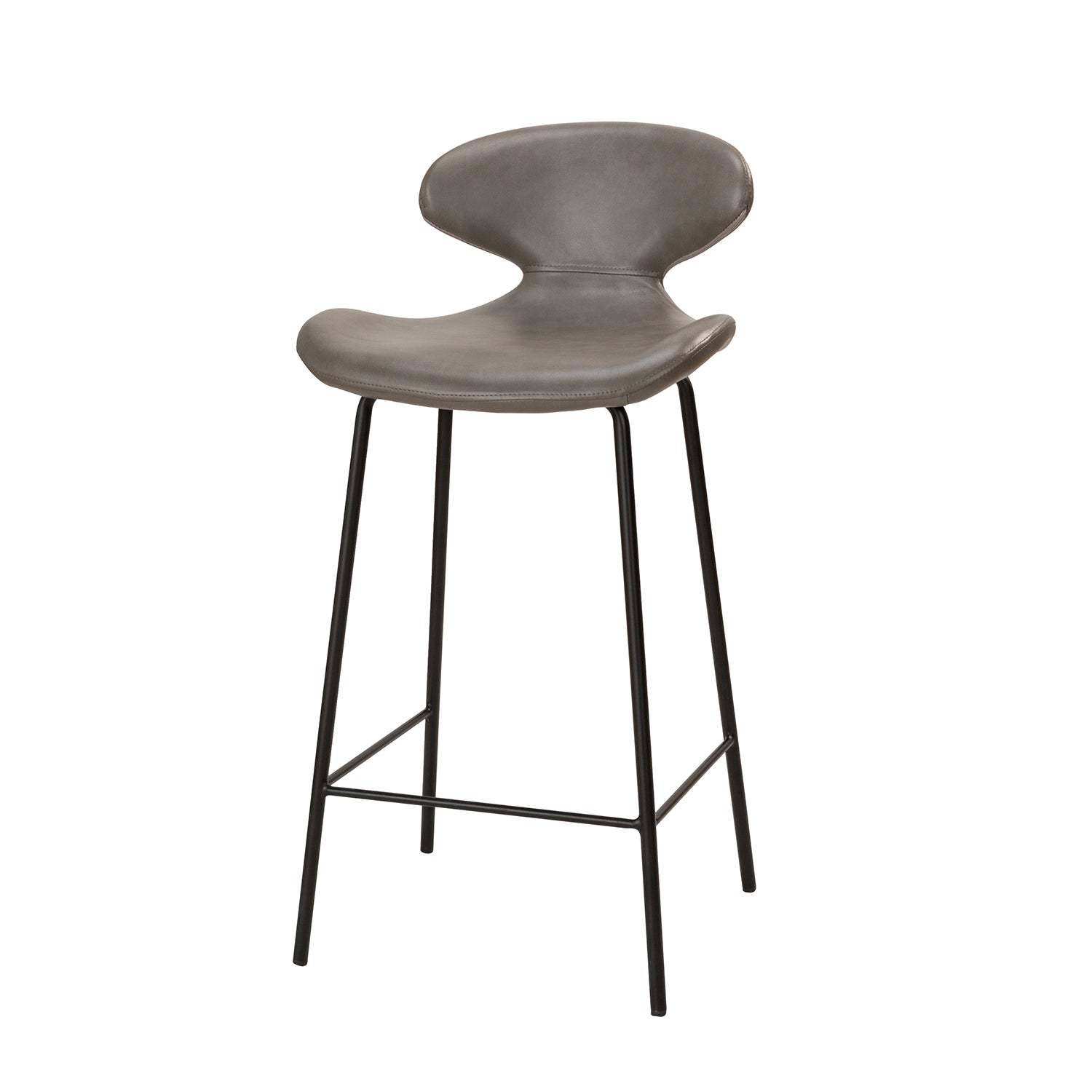 Hassan Counter & Bar Stool,Set Of 2,Grey - Grey