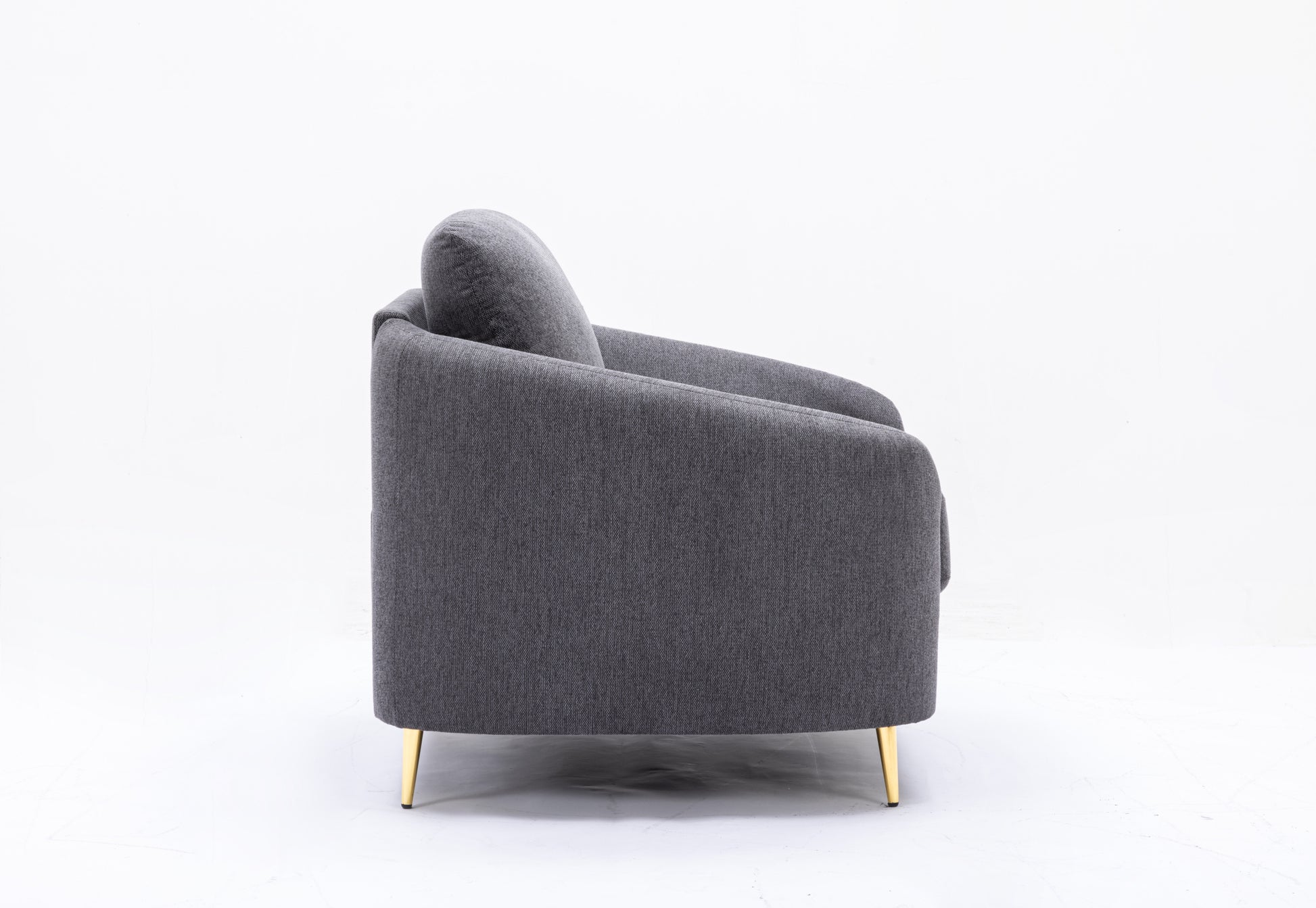 Yuina Chair, Gray Linen Lv01773 Gray Linen