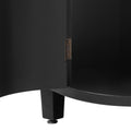 Curved Design Storage Cabinet Made Of Fraxinus -