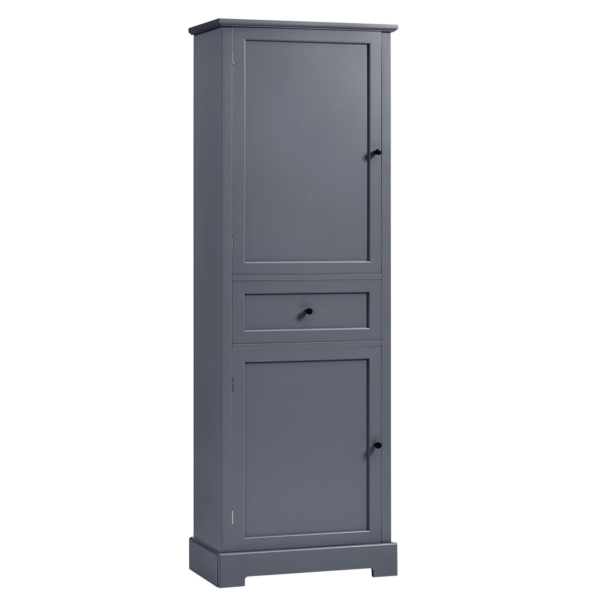 Bathroom Storage Cabinet, Tall Storage Cabinet with grey-mdf