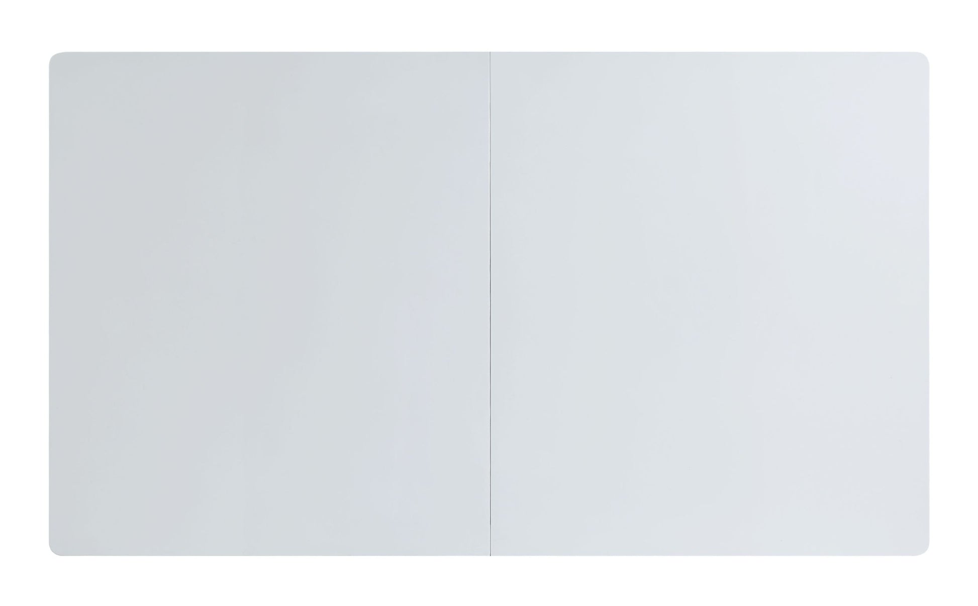 Kameryn Dining Table W Butterfly Leaf, White High Gloss Finish Dn02143 White Mdf Steel