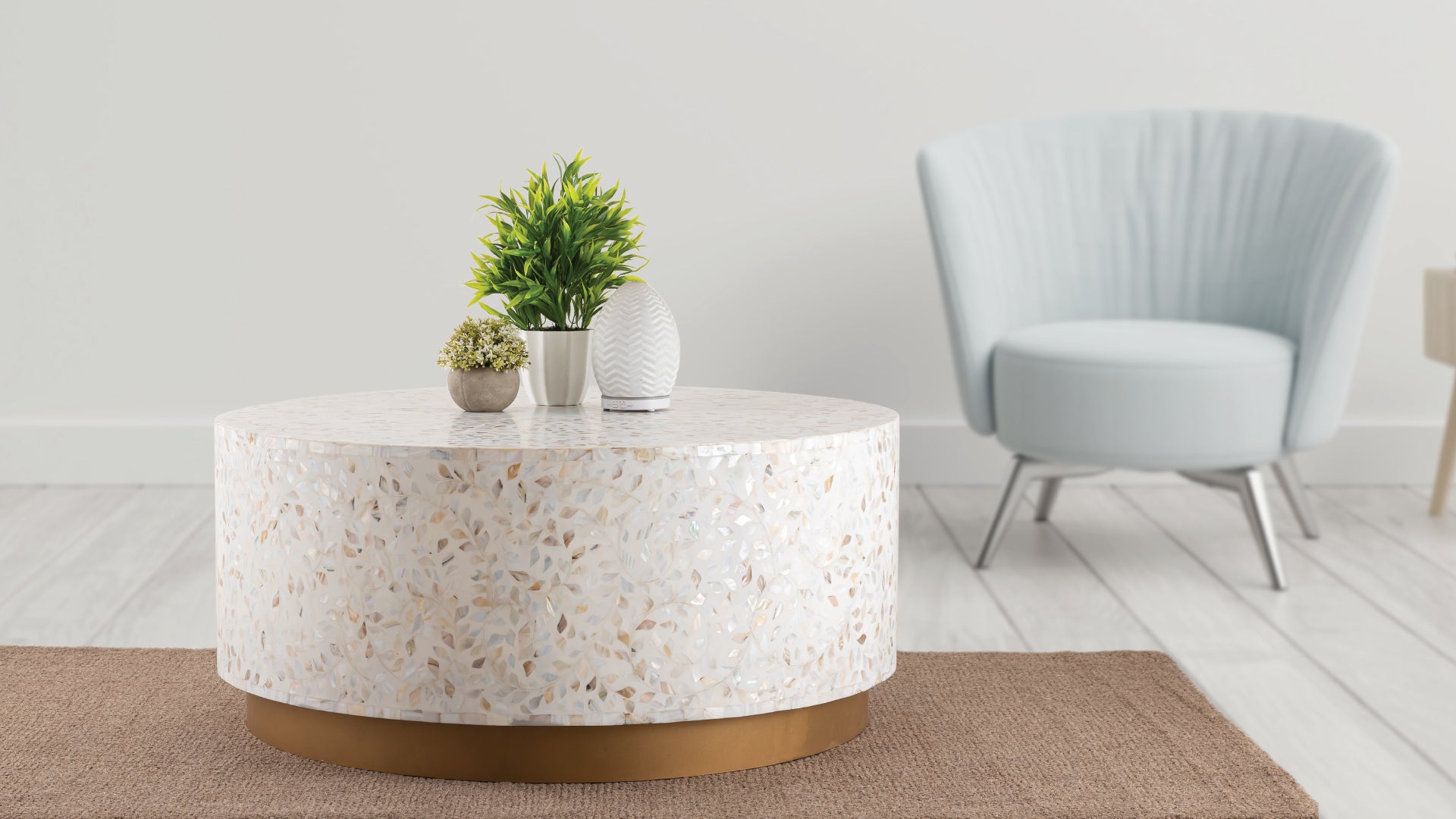 Luxe Coffee Table Ivory