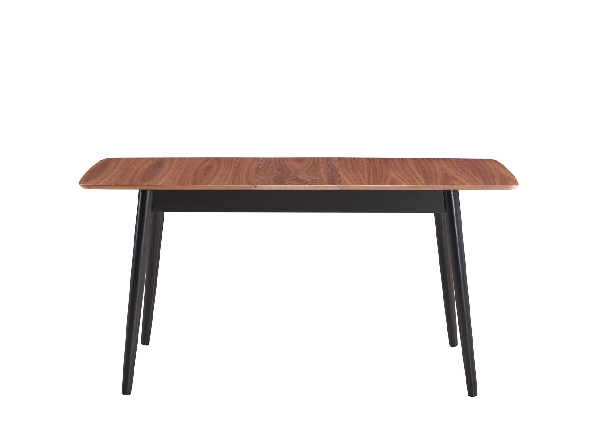 Lanae Dining Table, Natural & Black Finish Dn02364 Natural Black Wood