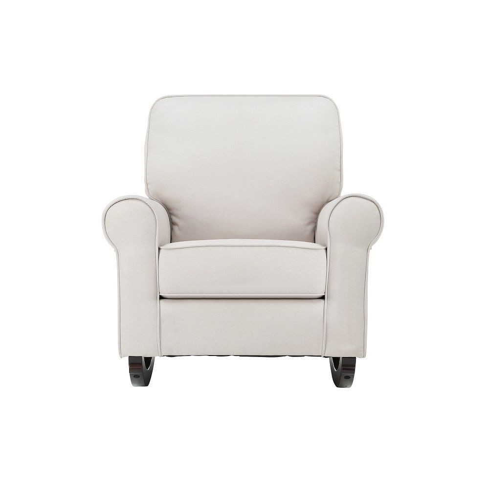 Acme Elvin Rocking Chair, Beige Fabric Ac02184
