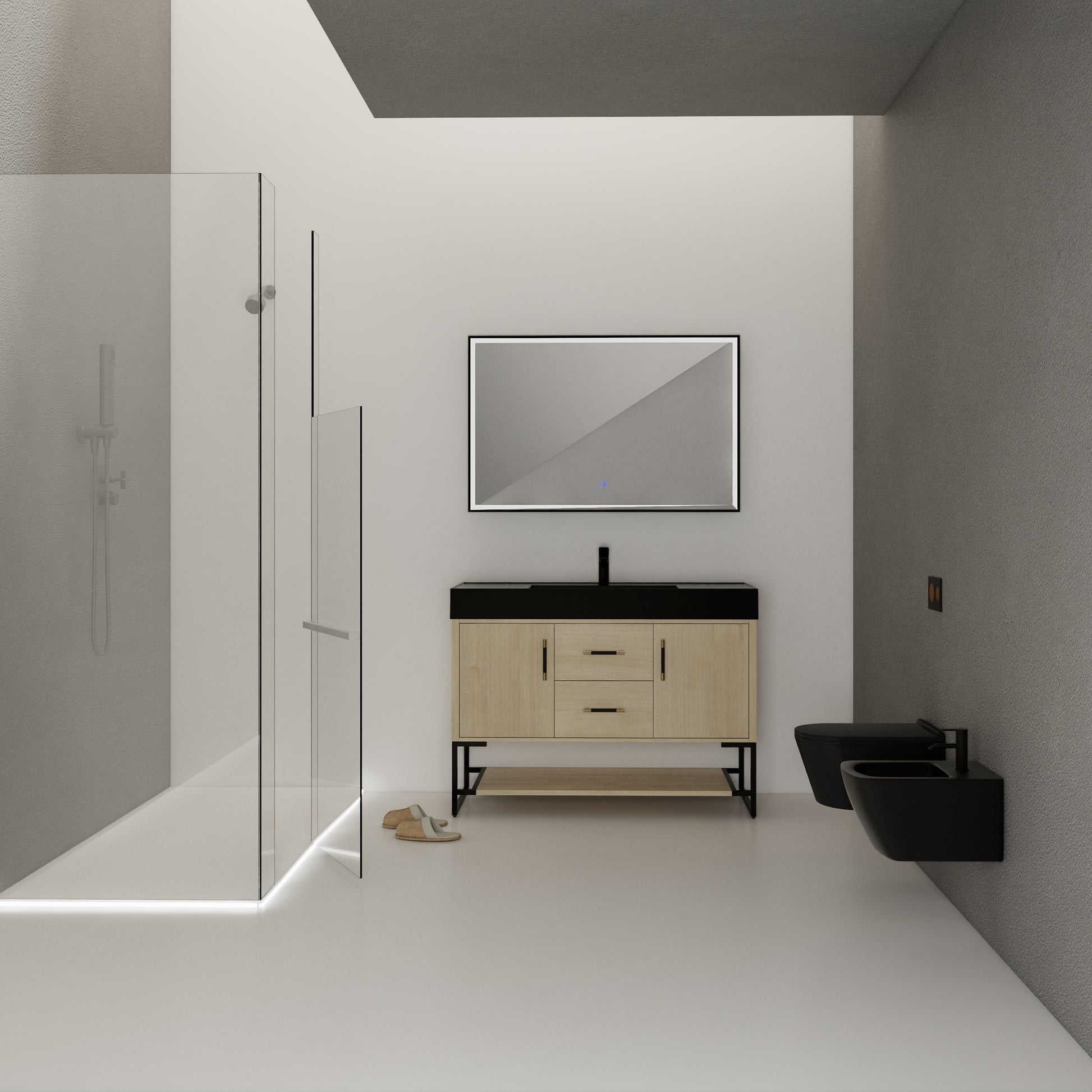 48 Inch Bathroom Vanity Freestanding Design With