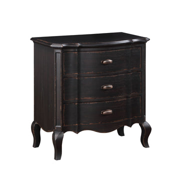 Chelmsford Nightstand, Black Antique Finish Bd02297 Antique Black Wood