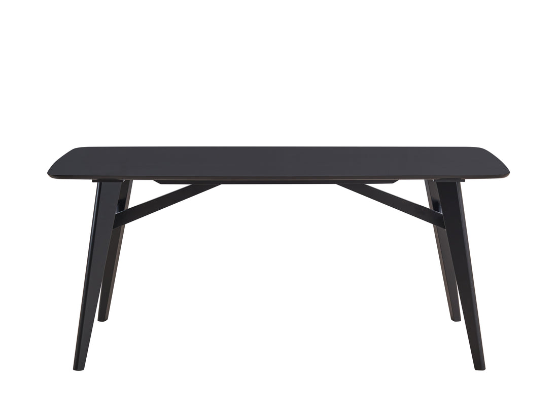 Eliora Dining Table, Black Finish Dn02366 Black Wood
