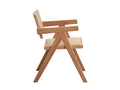 Velentina Arm Chair Set 2 , Rattan & Natural Finish Dn02373 Rattan Wood