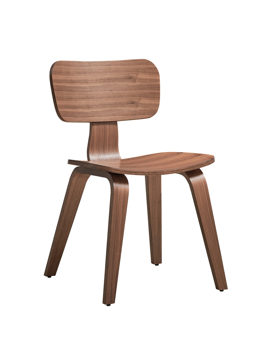 Casson Side Chair Set 2 , Walnut Finish Dn02310 Walnut Wood