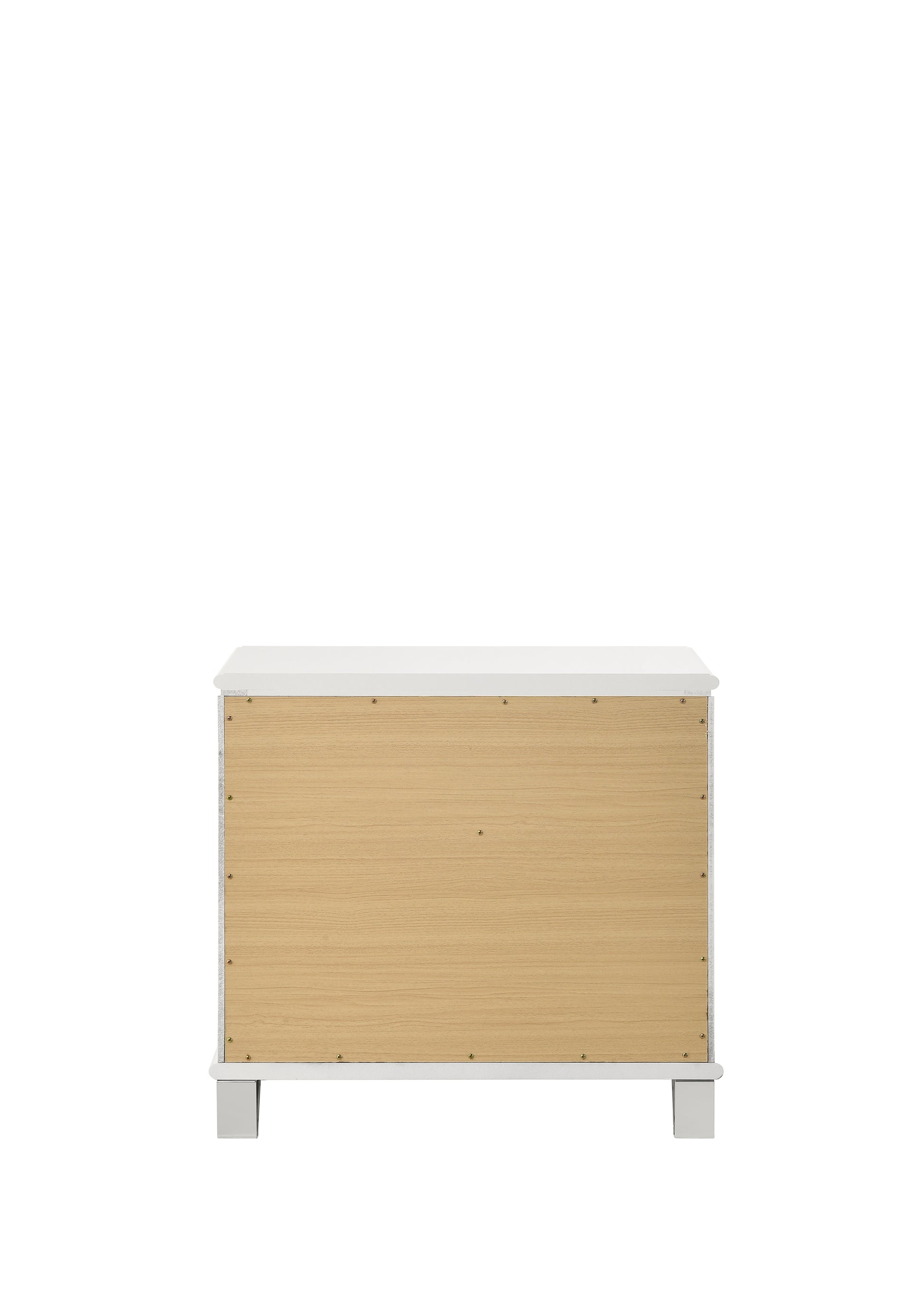 Tarian Nightstand, Pearl White Finish Bd02318 White Wood