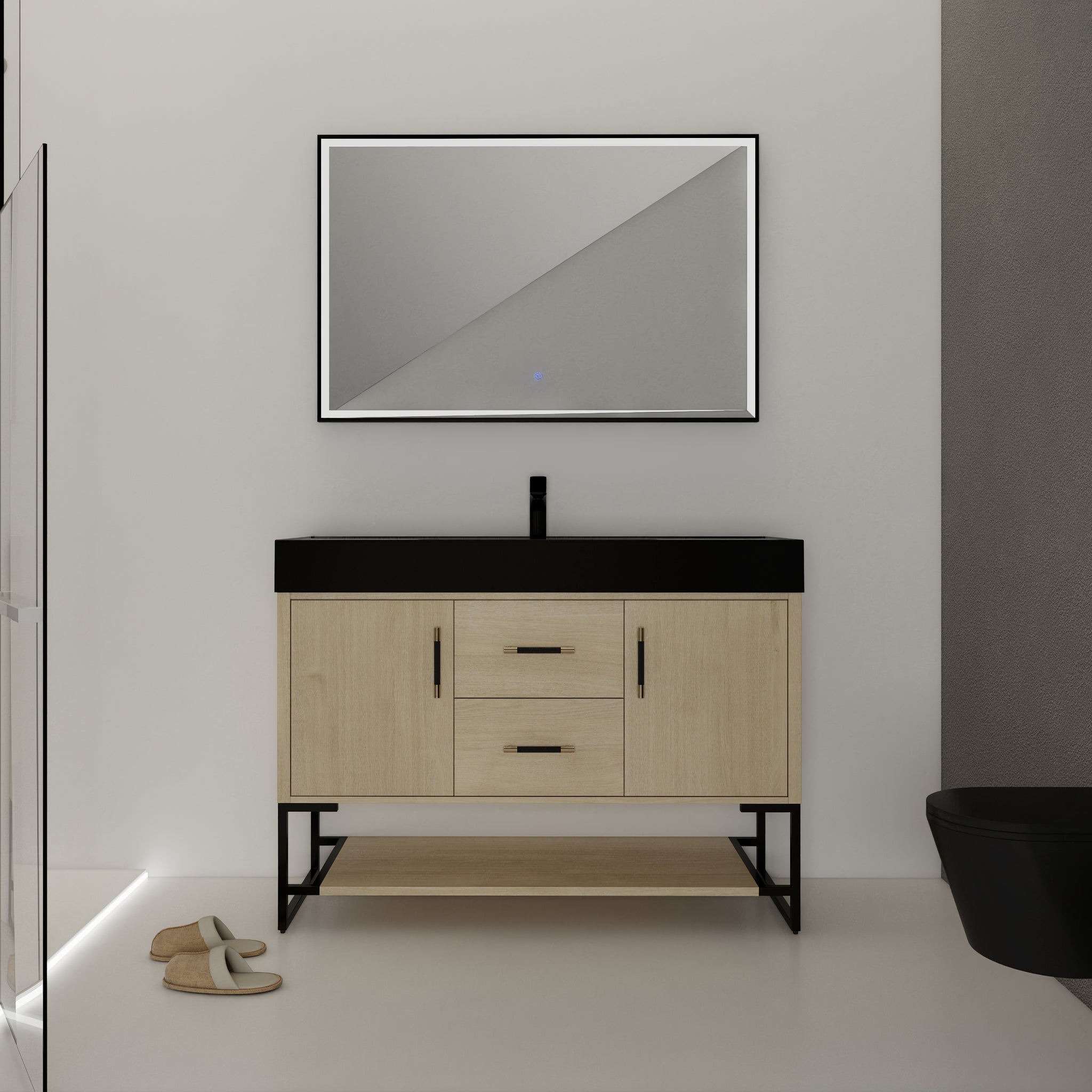 48 Inch Bathroom Vanity Freestanding Design With