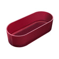 67 inch Clear cherry red solid surface bathtub