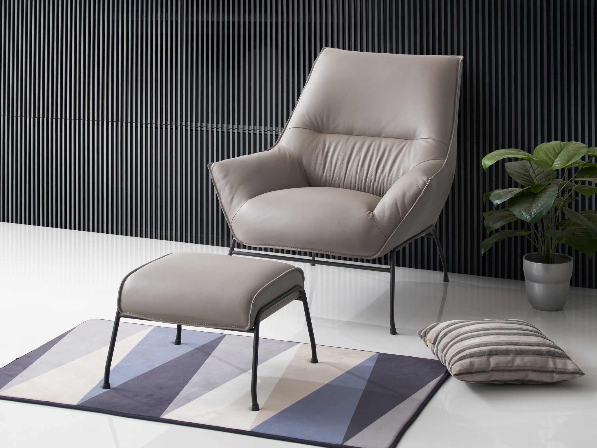 ACME Jabel Accent Chair, Khaki Top Grain Leather khaki-leather