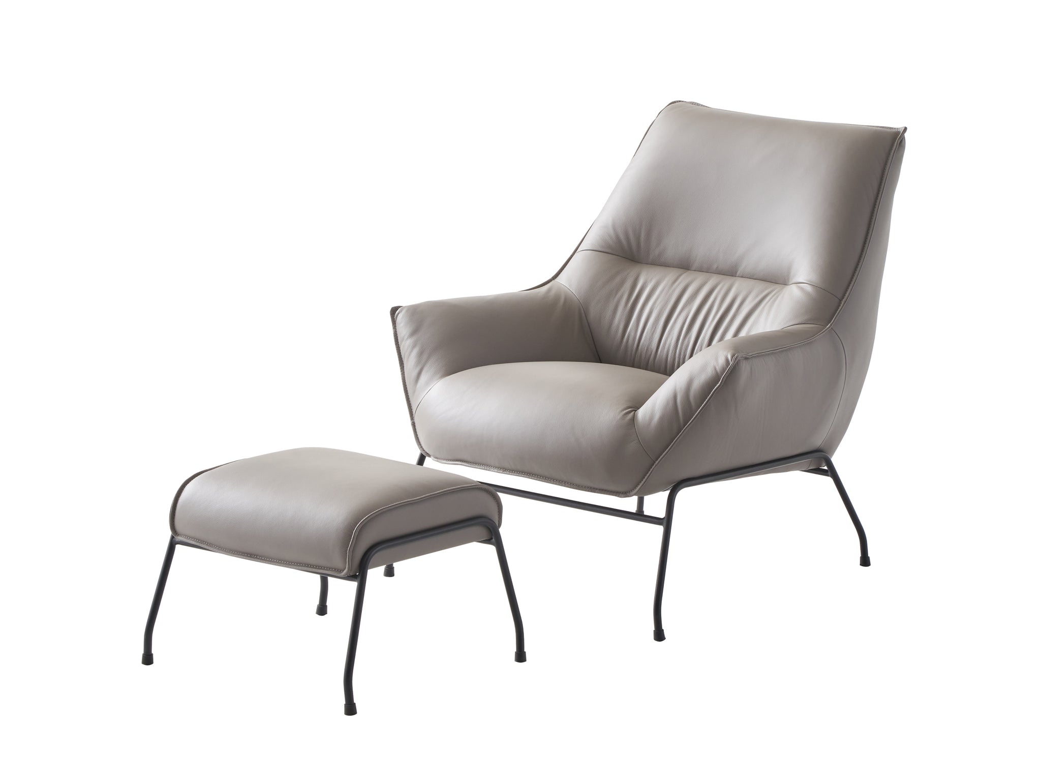 ACME Jabel Accent Chair, Khaki Top Grain Leather khaki-leather