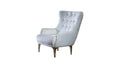 Lust Modern Style Chair In Off White Off White Modern Upholstered Wood