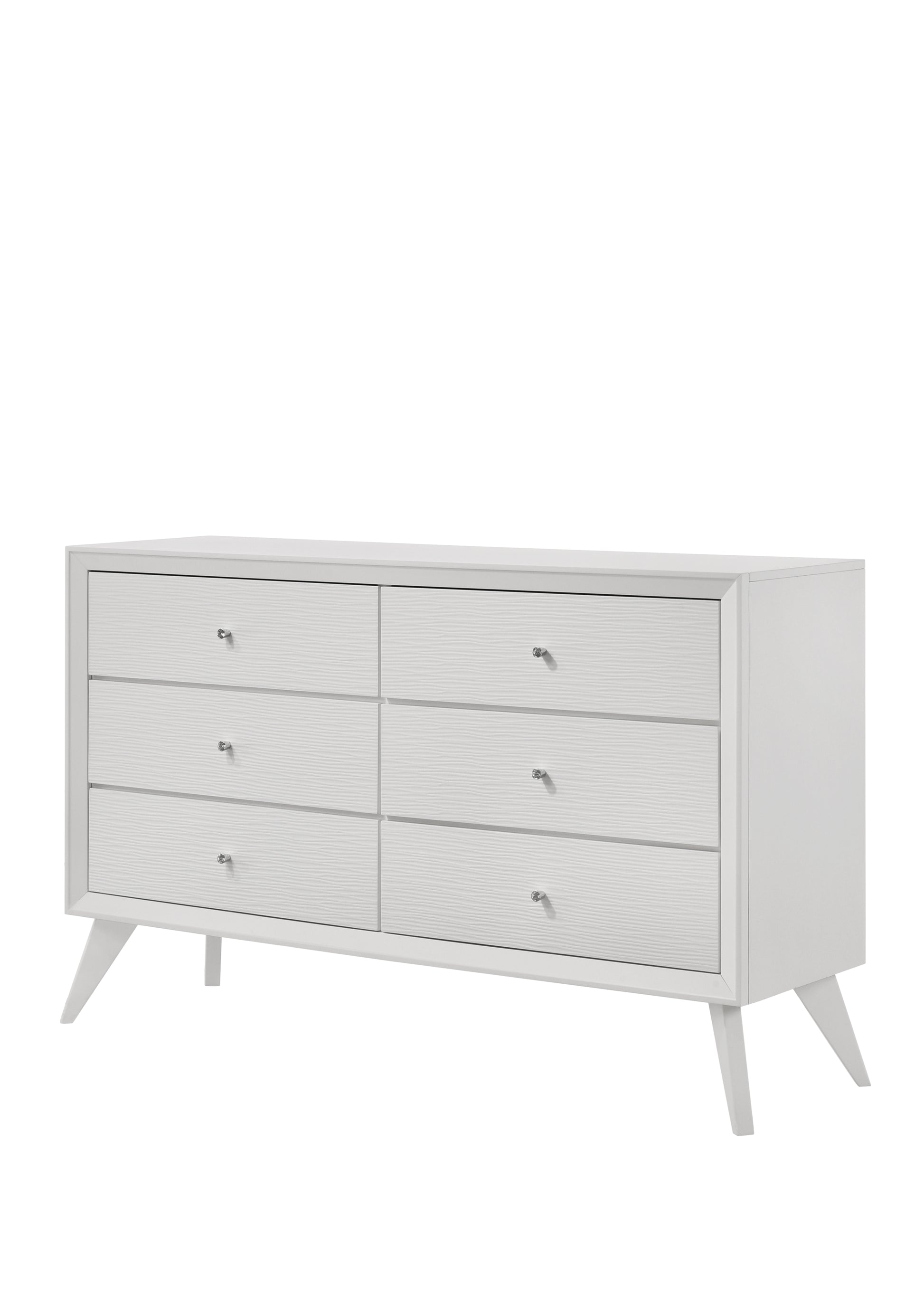 Cerys Dresser White Finish Bd01561 White Mdf