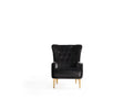 Lust Modern Style Chair In Black Black Modern Upholstered Wood
