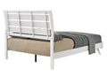 Cerys Queen Bed White Finish Bd01558Q White Mdf