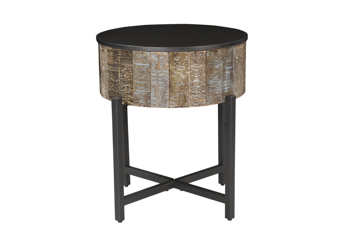 T1216 End Table Rustic Vintage Rustic Primary Living Space Contemporary,Modern Coffee & End Tables Wood