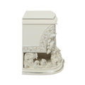 Adara Nightstand Antique White Finish Bd01249 Antique White Mdf