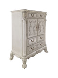 Dresden Ii Chest Pu & White Finish Bd01677 White Pu