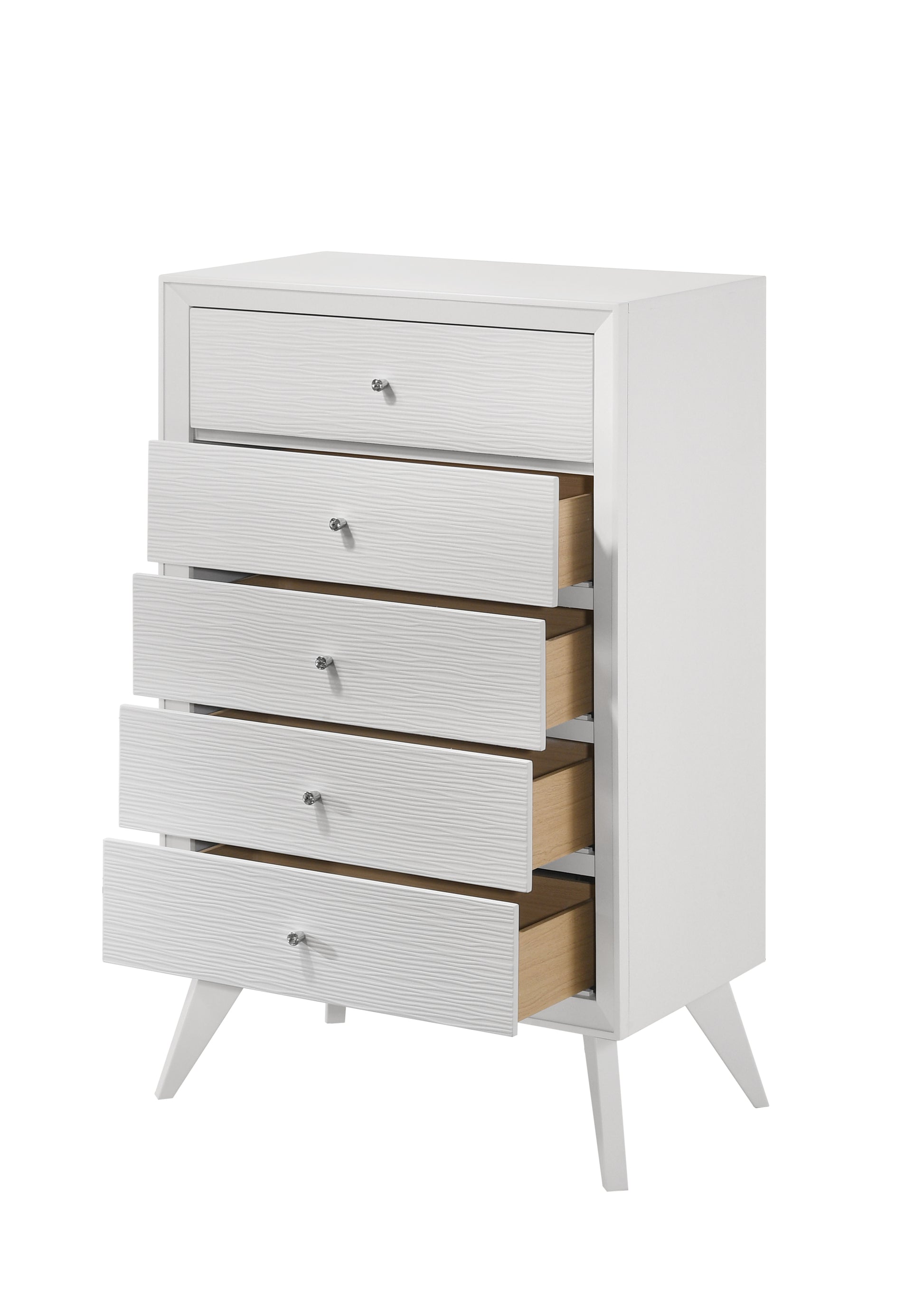 Cerys Chest White Finish Bd01562 White Mdf