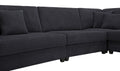 Oversized Length117.2''*Width 117.2'' Modular Sectional Sofa Couches Set ,Corduroy Upholstered Deep Seat Comfy Sofa For Living Room,Dark Gray Dark Gray Light Brown Polyester Wood Primary Living Space Medium Soft Cushion Back Modern Square Arms Wood 5