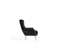 Lust Modern Style Chair In Black Black Modern Upholstered Wood