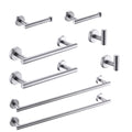 8 Pieces Brushed Nickel Bathroom Accessories Set, Stainless Steel Bathroom Hardware Set, Bath Towel Bar Set, Towel Racks For Bathroom Wall Mounted. Brushed Nickel Bathroom Classic,Industrial,Modern