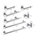 8 Pieces Brushed Nickel Bathroom Accessories Set, Stainless Steel Bathroom Hardware Set, Bath Towel Bar Set, Towel Racks For Bathroom Wall Mounted. Brushed Nickel Bathroom Classic,Industrial,Modern