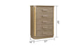 Medusa Chest Made With Wood In Gold Gold Bedroom Contemporary,Modern Wood