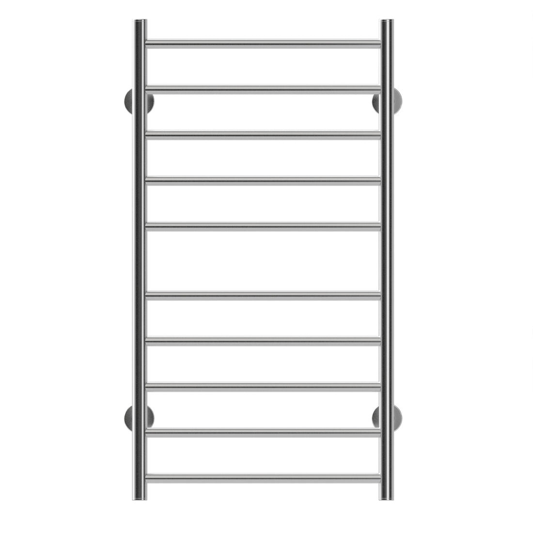 Electric Heated Towel Rack For Bathroom, Wall Mounted Towel Warmer, 10 Stainless Steel Bars Drying Rack Silver Bathroom Aluminium