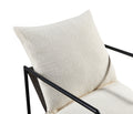 Accent Chair For Living Room White Espresso Primary Living Space Foam Fabric