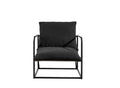 Accent Chair For Living Room Black Espresso Primary Living Space Modern Fiber Foam And Polyester Fiber Pad Fabric