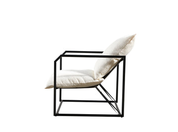 Accent Chair For Living Room White Espresso Primary Living Space Foam Fabric