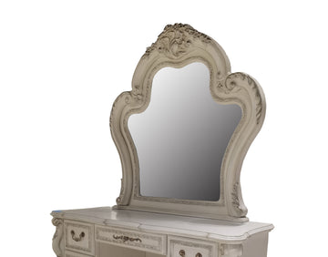 Dresden Ii Mirror Pu & White Finish Bd01676 White Pu