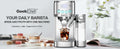 Geek Chef Espresso and Cappuccino Machine with silver-stainless steel